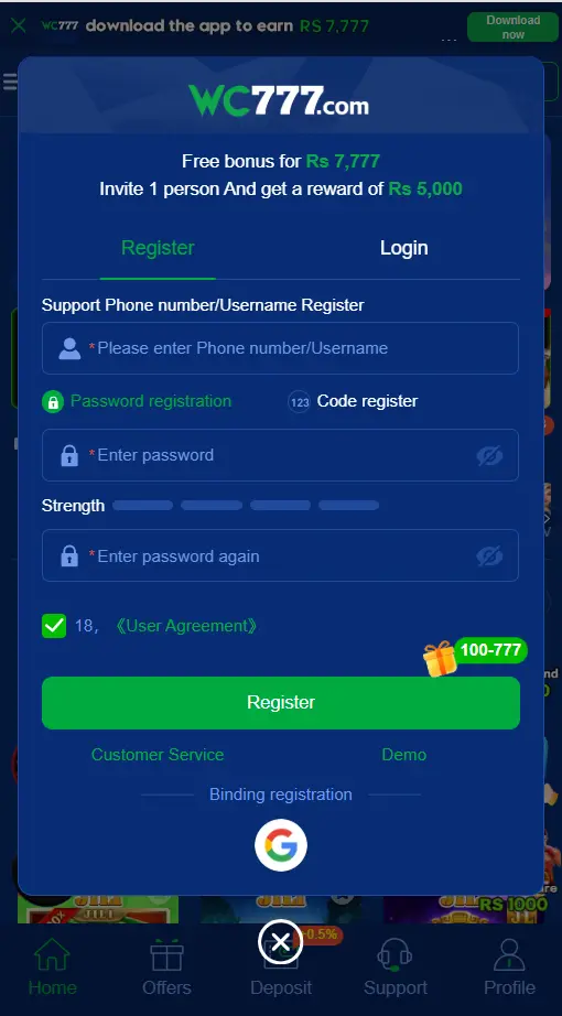 WC777 Game Free Download Earning Apk for Android 2025 3 WC777 Game